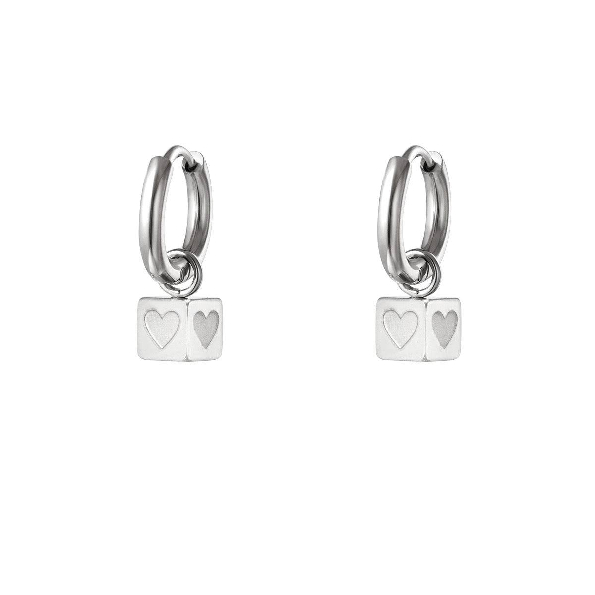 Oorbellen Cube of Love