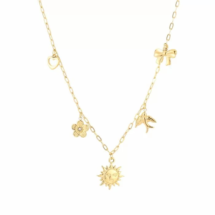 Necklace Golden Charm