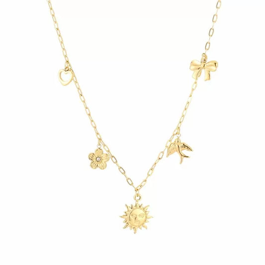 Necklace Golden Charm