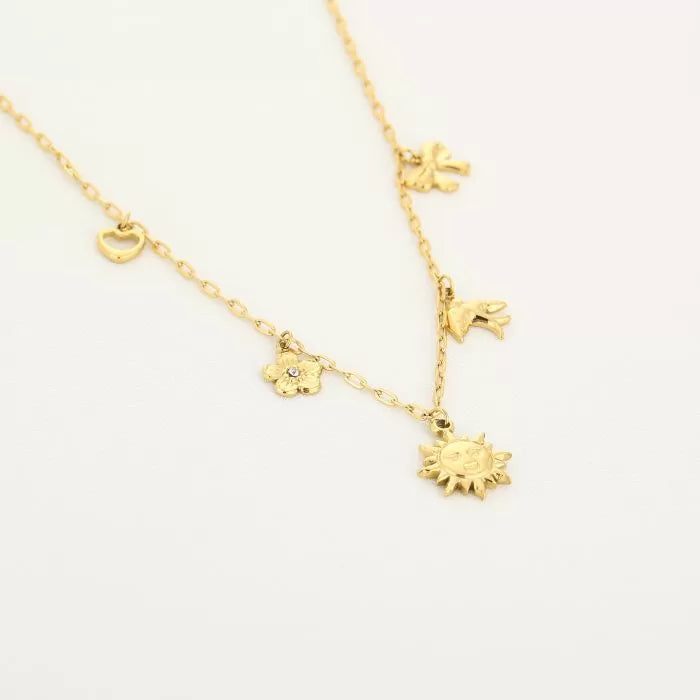 Necklace Golden Charm