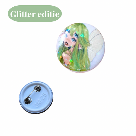 Melanie Martinez Glitter button