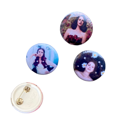 Lana Del Rey Button set