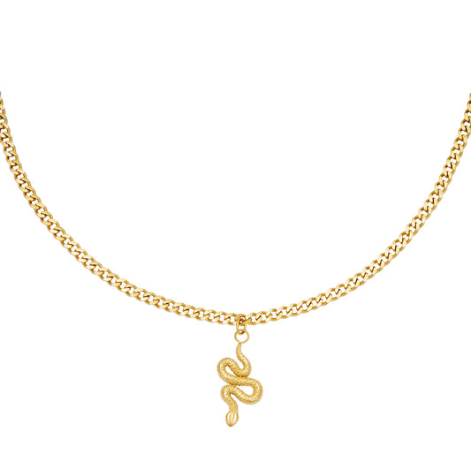 Necklace Golden Serpent