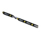 Lintarmband smiley zwart